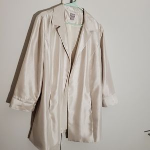 NWOT Chicos Shimmer Duster Jacket w/ Pockets
